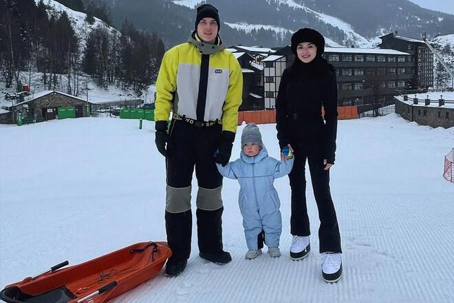 Andrei Lunin chose a rather unconventional destination for his New Year's holiday.